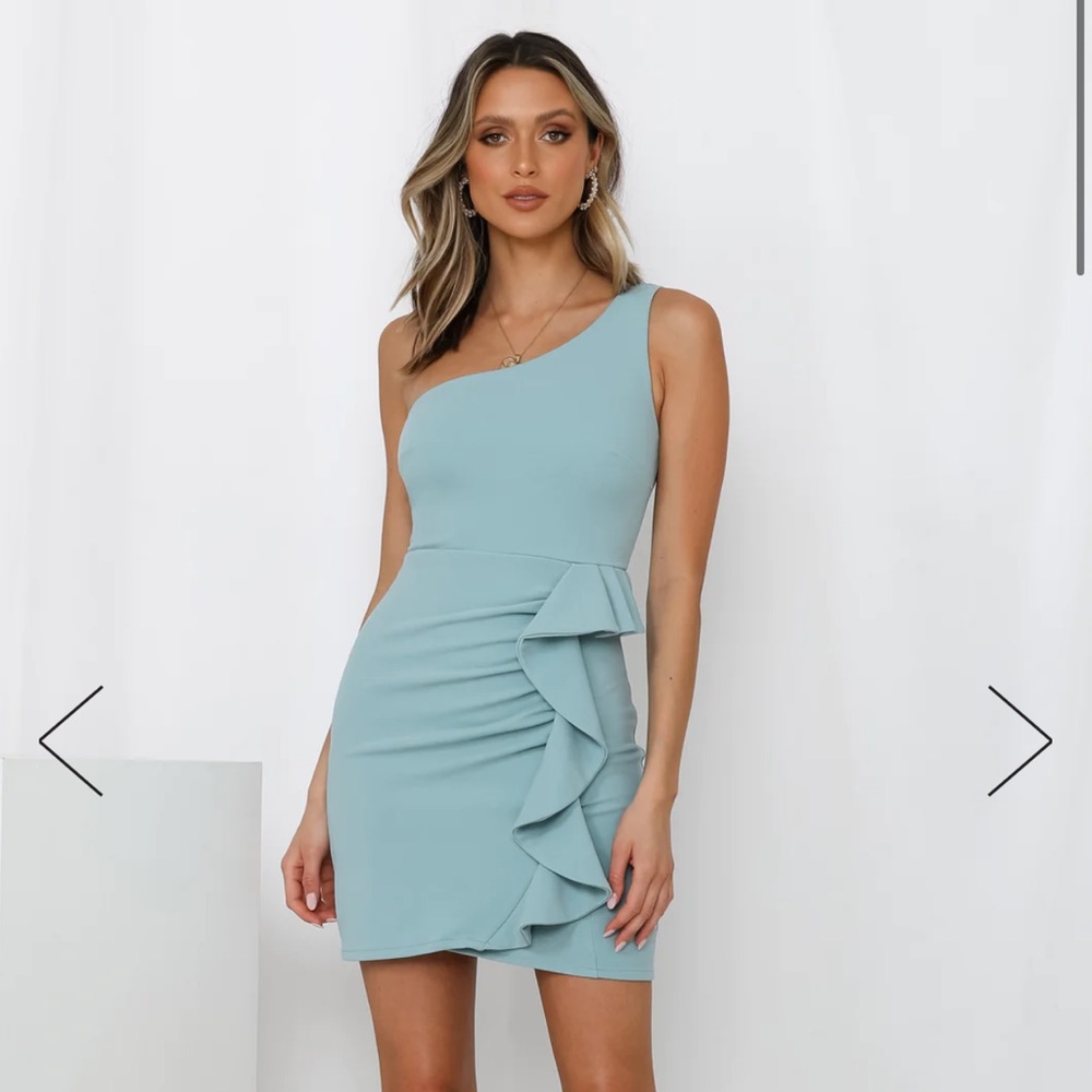 Hello Molly Backstage Passes Dress Sage